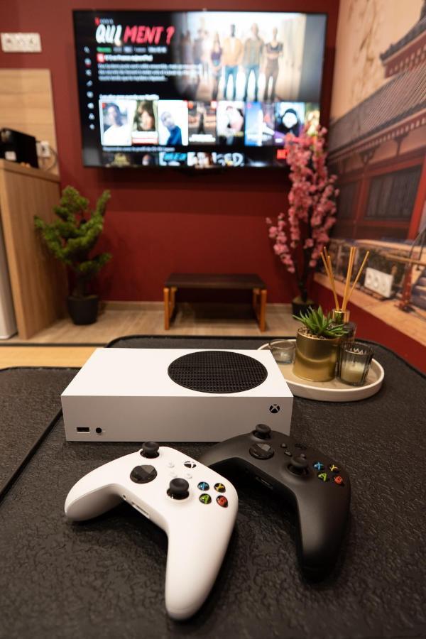 Appartement Capsule Japon - Jacuzzi - Netflix & Ecran Cinema - Xbox à Trith-Saint-Leger Extérieur photo